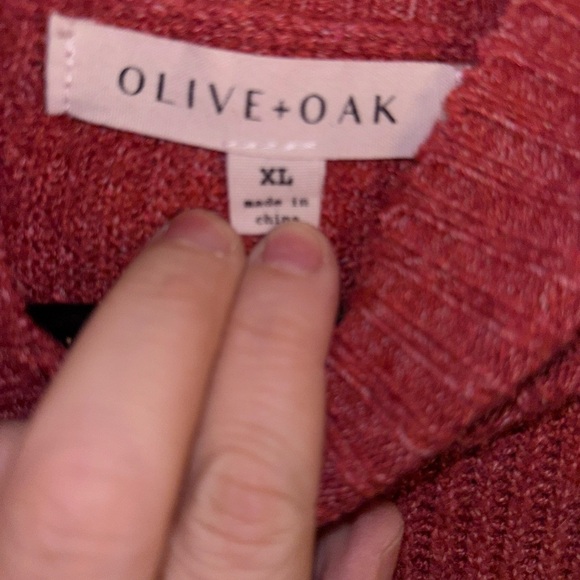 Mock turtleneck sweater size XL - Picture 2 of 2